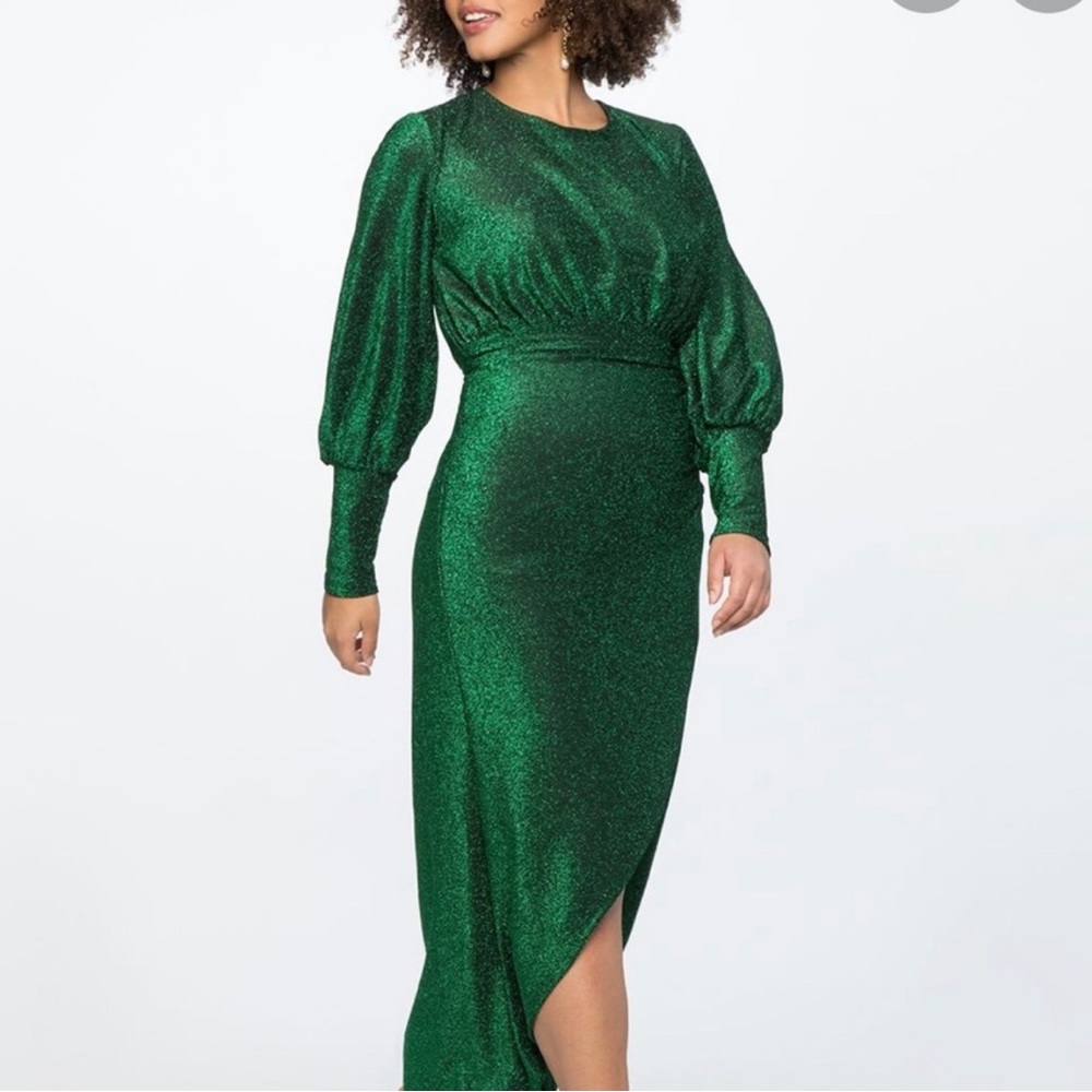 Gorgeous Green Glitter Dress